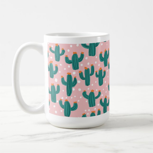 Kaktus Kaffe Mugg (Vänster)
