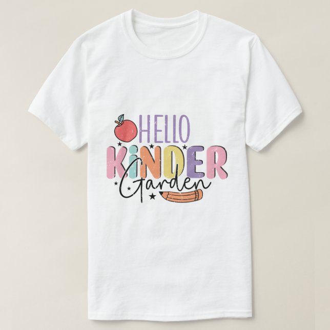 Kaktus Kontur T Shirt (Design framsida)