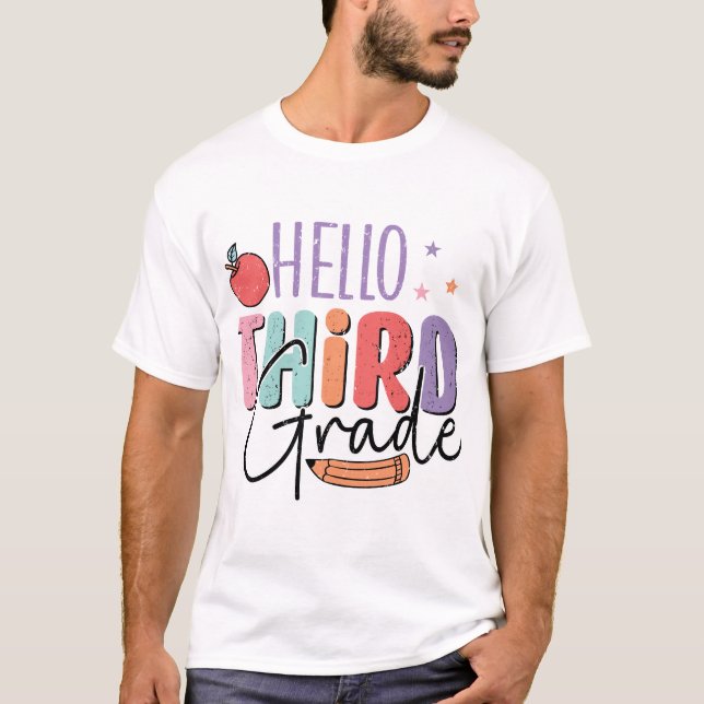 Kaktus Kontur T Shirt (Framsida)