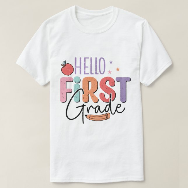 Kaktus Kontur T Shirt (Design framsida)