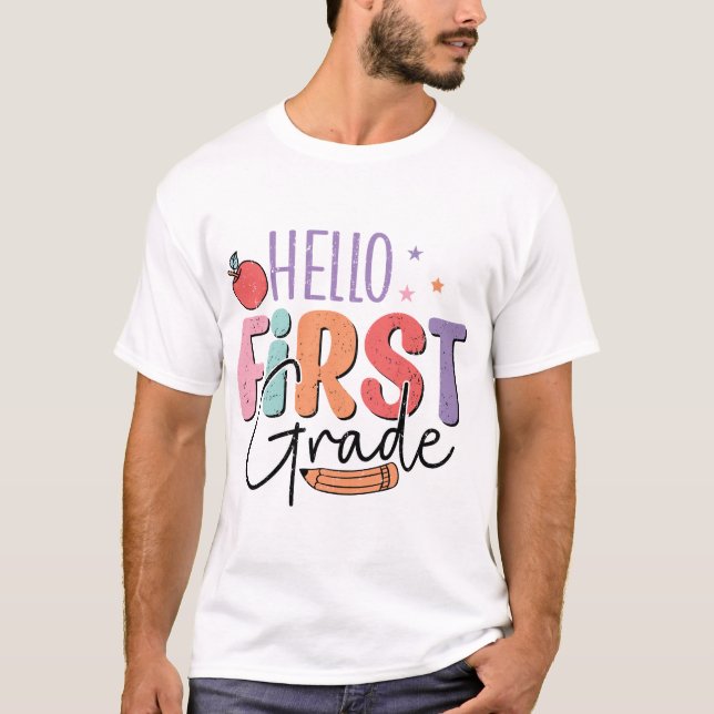 Kaktus Kontur T Shirt (Framsida)