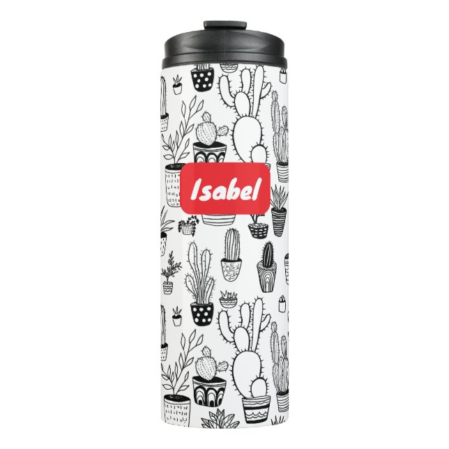 Kaktus Krukväxter Söt Mönster SKRÄDDARSYDD Present (Framsida)