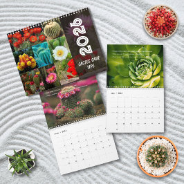 Kaktus Månatlig Ökenväxtinspiration Kalender
