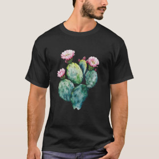 Kaktus med blommor t shirt