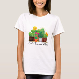 Kaktus med gula blommor / Trädgårdströja T Shirt