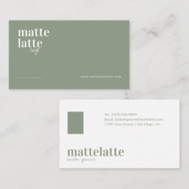 Kaktus | Modern Elegant Minimalistisk Professionel Visitkort