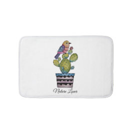 Kaktus och regnbåge i vattenfärg badrumsmatta