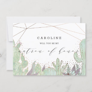 Kaktus- och succulents Matron of Honor Frieri kort