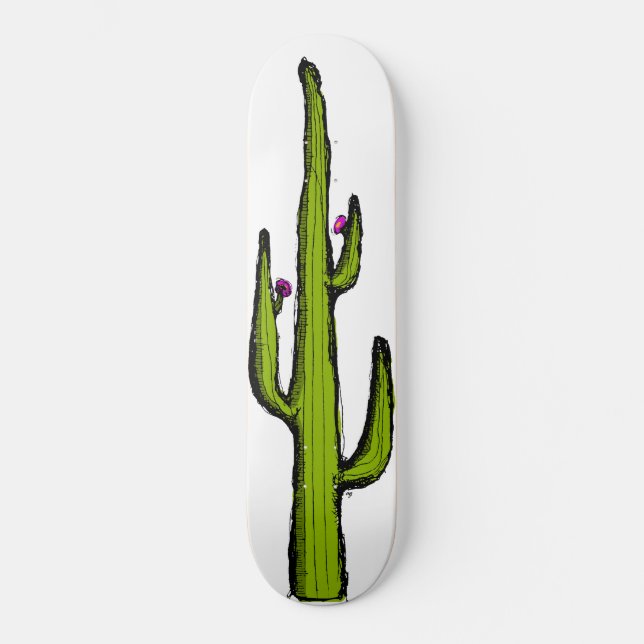 Kaktus Skateboard Bräda 20,5 Cm (Framsida)