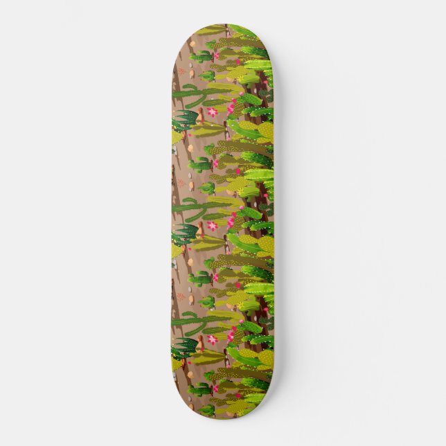 Kaktus Variation 3 Mini Skateboard Bräda 18,5 Cm (Framsida)