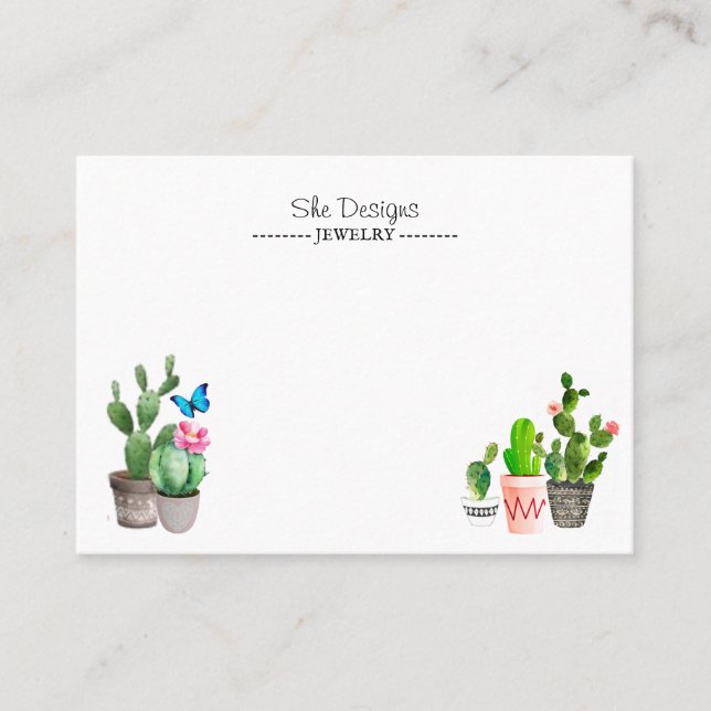 Kaktus Visitkort (Framsida)