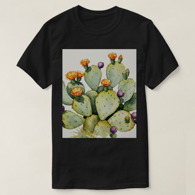 Kaktusar T Shirt (Design framsida)