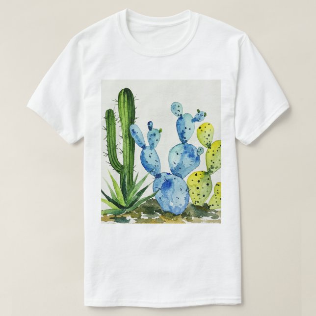 Kaktusar T Shirt (Design framsida)