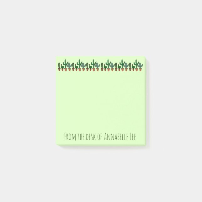 Kaktusbaner Post-it Block (Framsida)