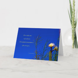 “Kaktusblomma #153” med dikt: Efter allt Kort