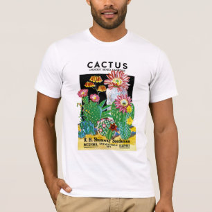 Kaktusen kärnar ur paketetiketten t-shirt