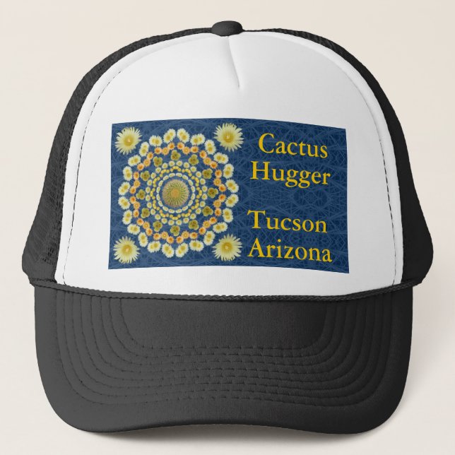 Kaktusen kramare hatten med trummakaktusMandala 1 Keps (Framsida)