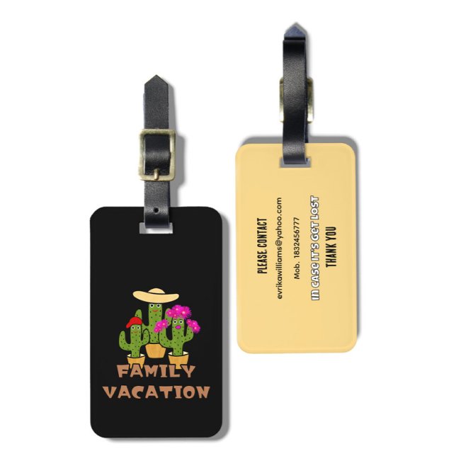 Kaktusfamilj Bagagebricka (Skapare uppladdad)