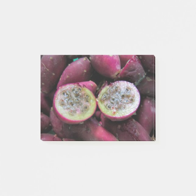 Kaktusfrukt och frö för Prickly Pear Post-it Block (Framsida)