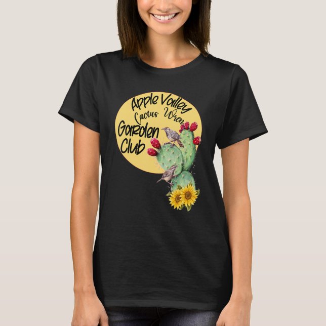 Kaktusgärdsmygträdgård T Shirt (Framsida)