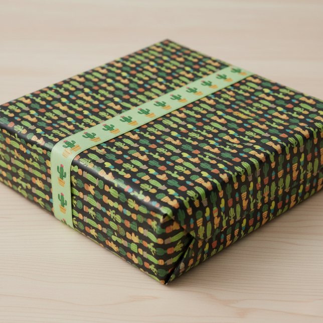 Kaktuspresentpapper Presentpapper (Skapare uppladdad)
