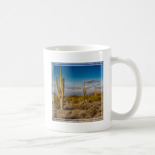 Kaktussolnedgång i Arizona Kaffemugg
