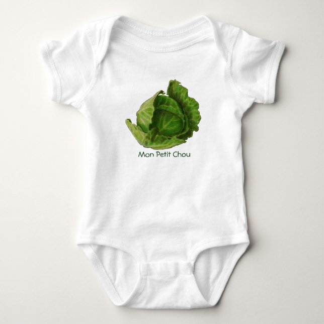 Kål i färg ritar: Måndag Petit Chou: Fransk Tee (Framsida)