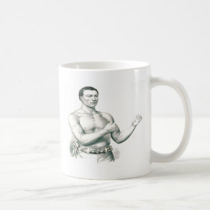 Kal-Knogar boxare John C. Heenan - mästare! Kaffemugg