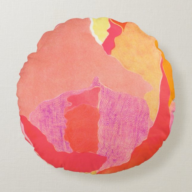 Kål Ro IV Rund Kudde (Framsidan)