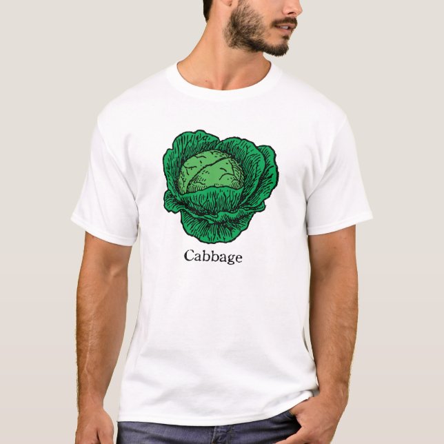 kål tee shirt (Framsida)