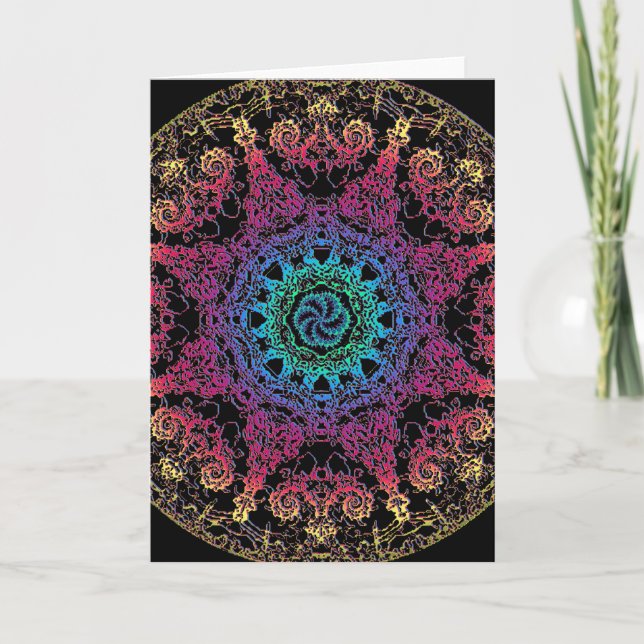 Kala Chakra Mandala Kort (Framsida)