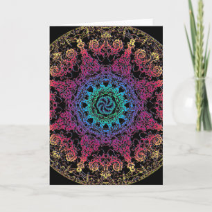 Kala Chakra Mandala Kort