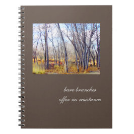 Kala grenar, ingen motståndsjournal anteckningsbok