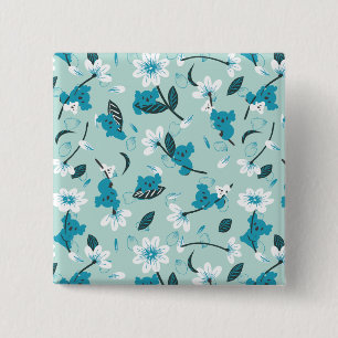 Kala Mönster Cute Animal and Nature Art Knapp