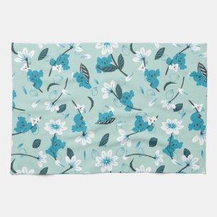 Kala Mönster Cute Animal and Nature Art Kökshandduk
