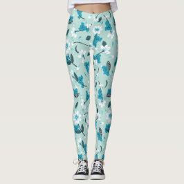 Kala Mönster Cute Animal and Nature Art Leggings