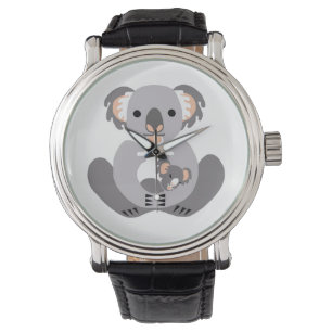 KALA - Vintage läderbandsur Armbandsur