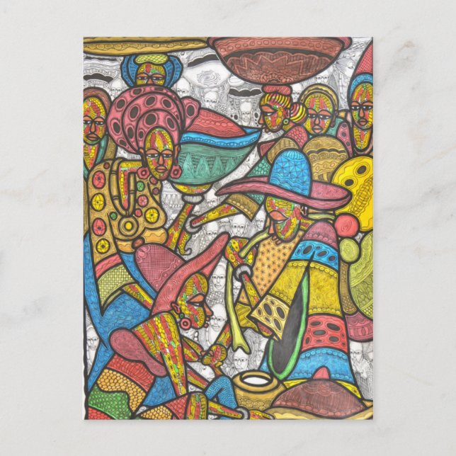 Kalabaskarknaden Vykort (Framsida)