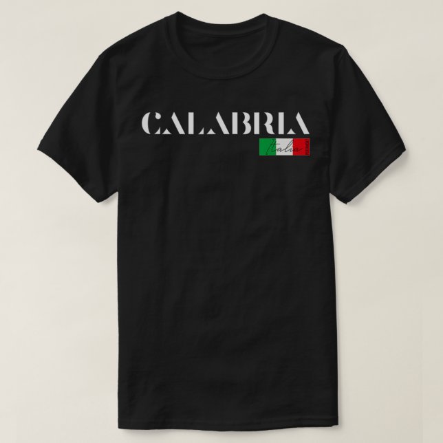 Kalabrien, Kalabrien, Italien, helgdag, sommaren p T Shirt (Design framsida)