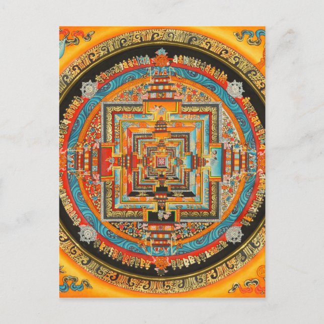 KALACHAKRA ESOTERIC MANDALA III VYKORT (Framsida)
