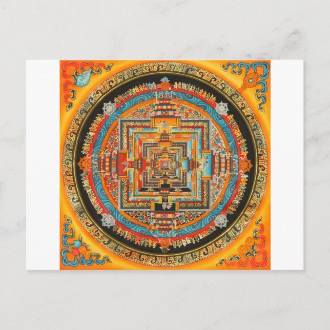 KALACHAKRA ESOTERIC MANDALA III VYKORT (Framsida)