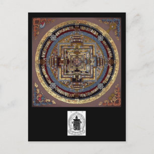 Kalachakra Mandala A vykort