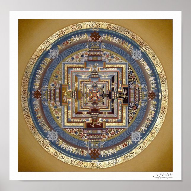 Kalachakra Mandala B Poster (Framsidan)