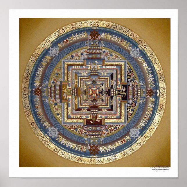 Kalachakra Mandala B Poster (Framsidan)