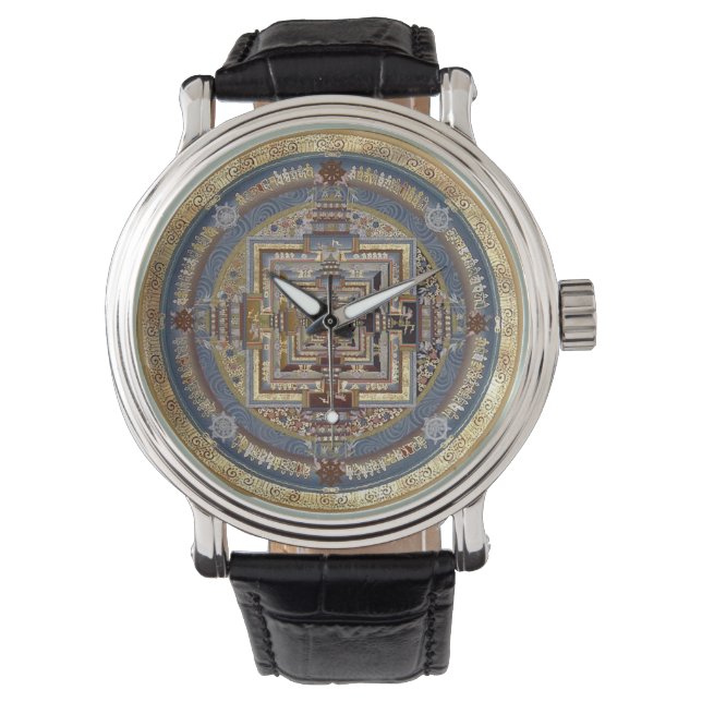 Kalachakra Mandala B Watch Armbandsur (Framsida)