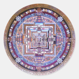 Kalachakra Mandala Runt Klistermärke