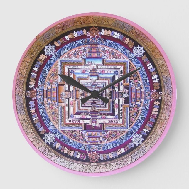 Kalachakra Mandala Stor Klocka (Framsida)