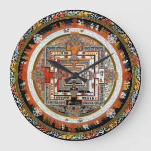 Kalachakra Mandala Stor Klocka
