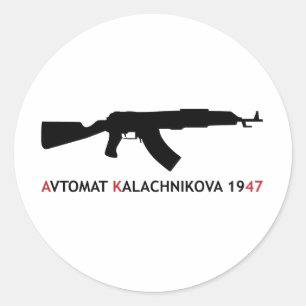 **KALACHNIKOV* RUNT KLISTERMÄRKE