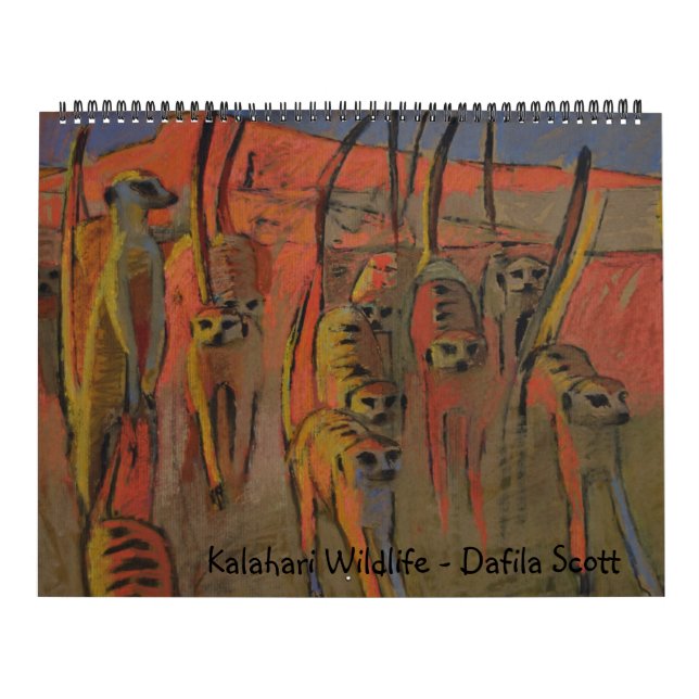 Kalahari djurliv - kalender (Omslag)